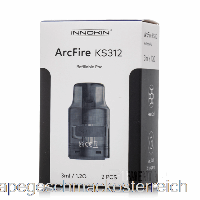 Innokin Arcfire Ersatz-Pods 1,2 Ohm Pods Mit Vape-Geschmack